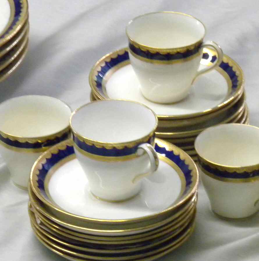 H1831 Flat Demitasse Cup & Saucer Set by Tiffany-1