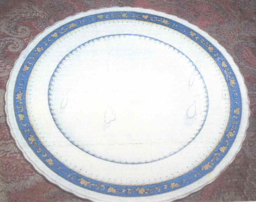 Powder Blue Dinner Plate by Myott Staffordshire-1