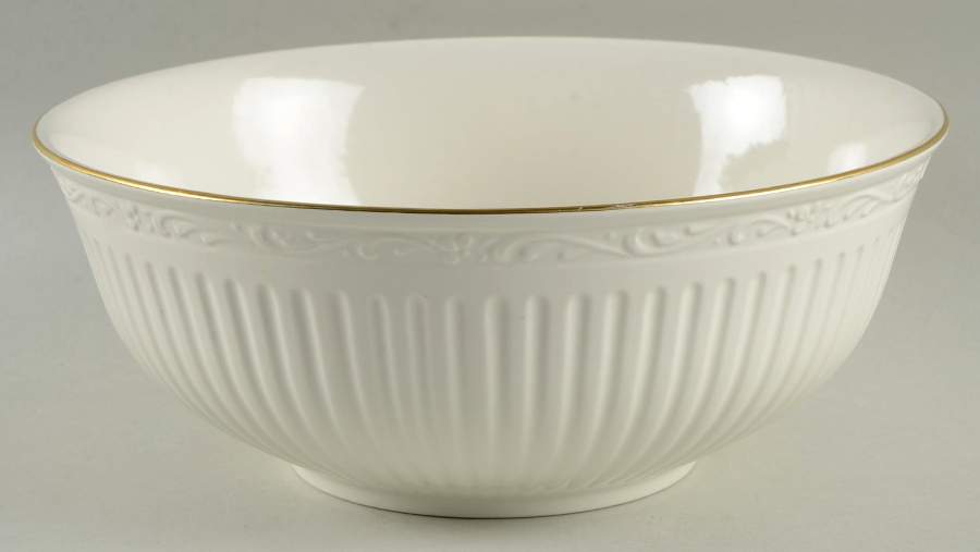 Italian Countryside Gold 8" Round Vegetable Bowl by Mikasa-1