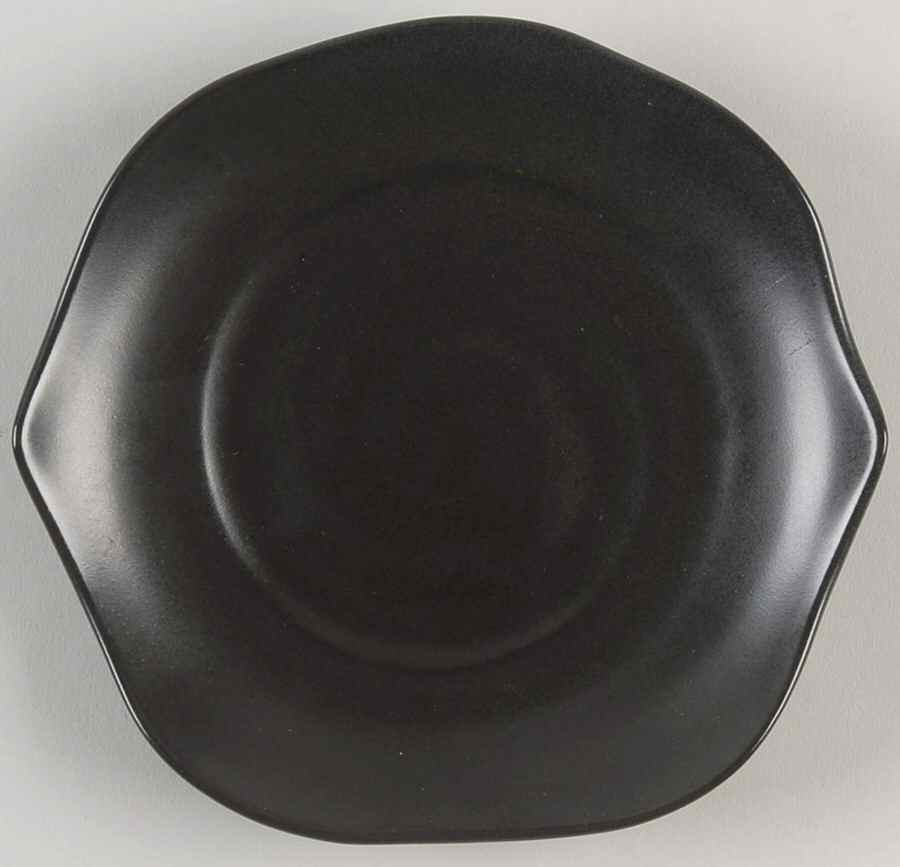 Milaniware Black Bread & Butter Plate by Milani Home-1