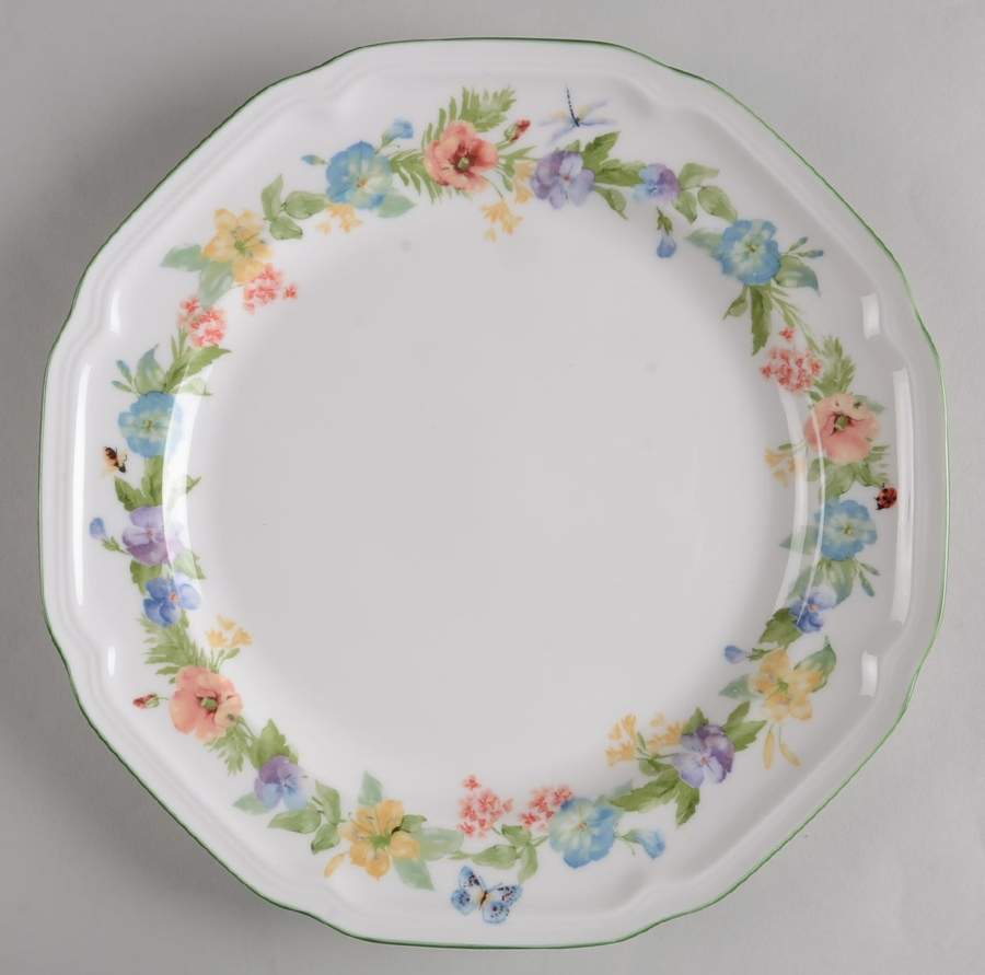 Antique Garden Dinner Plate by Mikasa-1