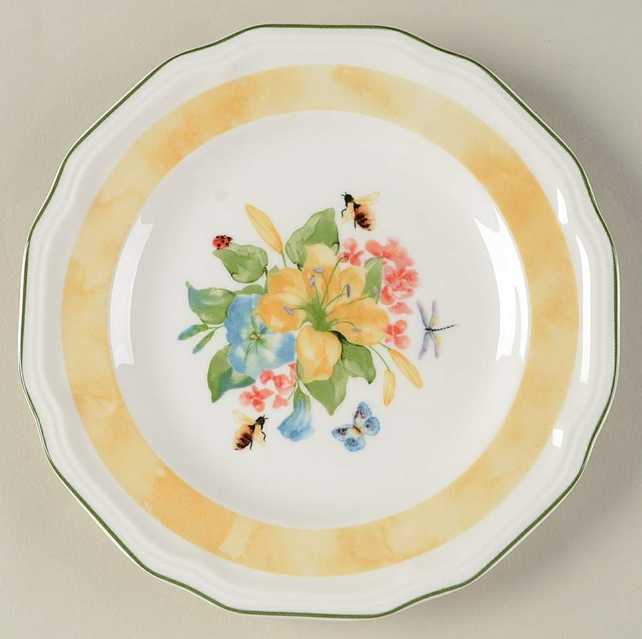 Antique Garden Tidbit Plate by Mikasa-1