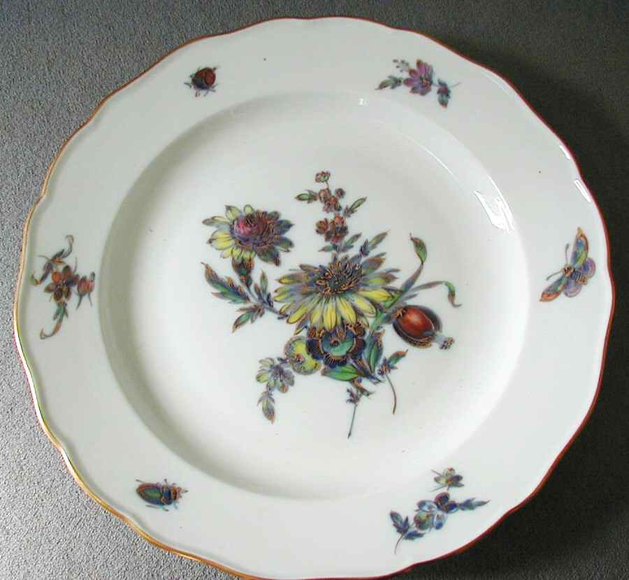 C379M Dinner Plate by Meissen (Germany)-1