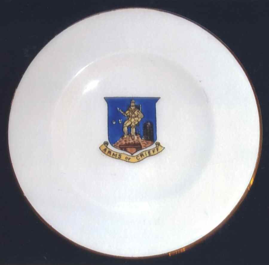 Arms of Crieff Small Bread & Butter Plate by Melba-1