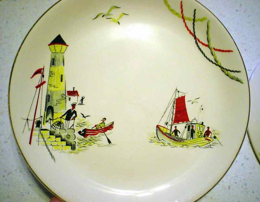 St Ives Dessert/Pie Plate by Alfred Meakin-1
