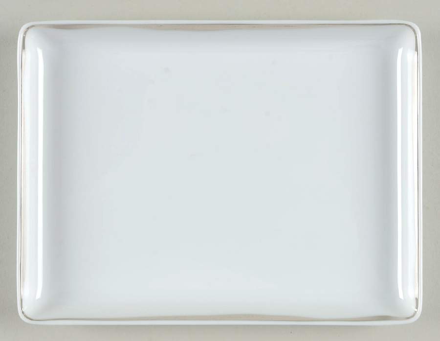 Etincelle Platine (Platinum) 6" Rectangular Tray by Medard de Noblat-1