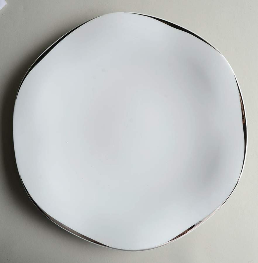 Etincelle Platine (Platinum) Service Plate (Charger) by Medard de Noblat-1
