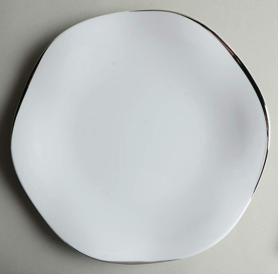 Etincelle Platine (Platinum) Dinner Plate by Medard de Noblat-1