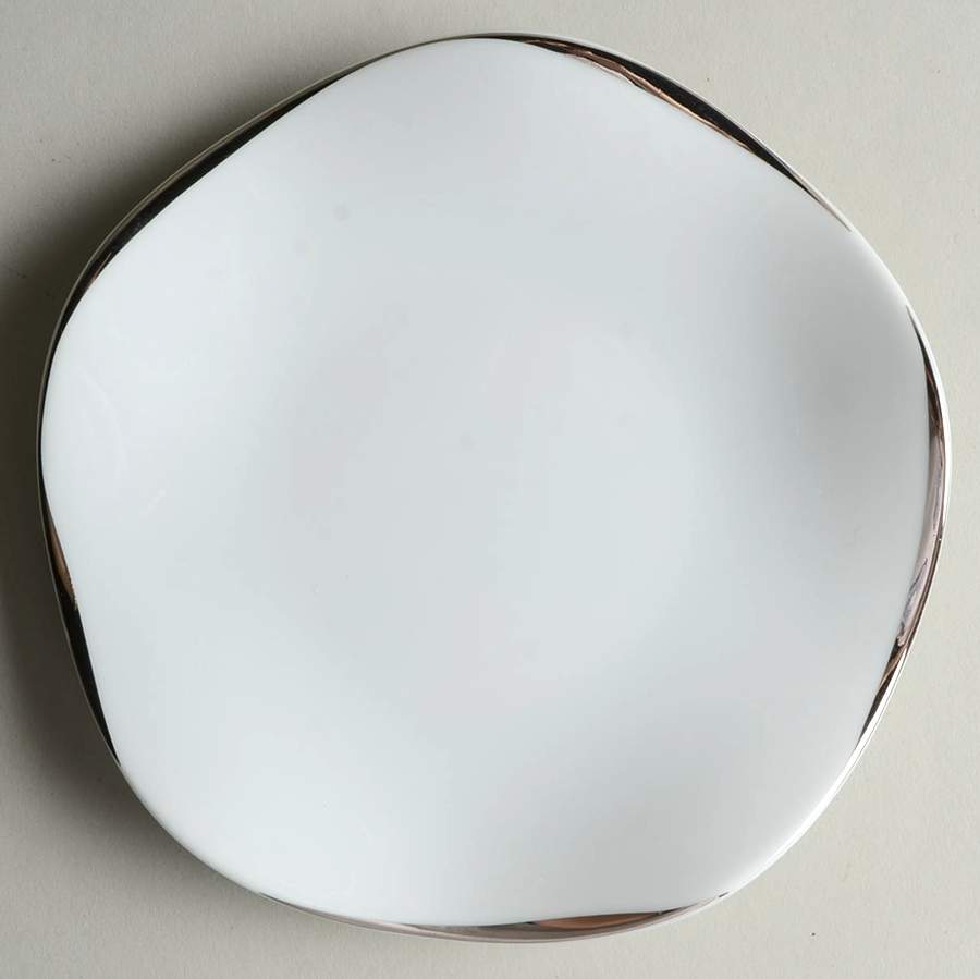 Etincelle Platine (Platinum) Bread & Butter Plate by Medard de Noblat-1