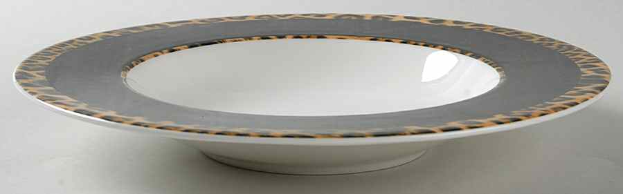 Wild Cheetah Large Rim Soup Bowl by Mikasa-1