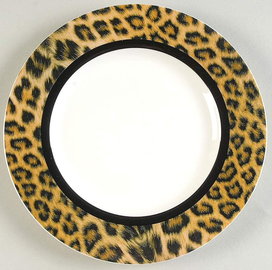 Wild Cheetah Salad Plate by Mikasa-1