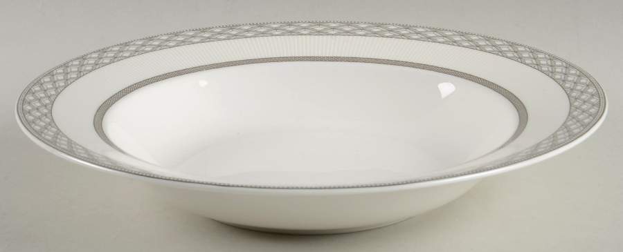 Diamond Radiance Large Rim Soup Bowl by Mikasa-1