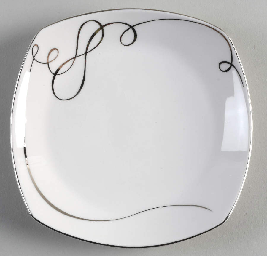 Love Story Square Square Bread & Butter Plate by Mikasa-1
