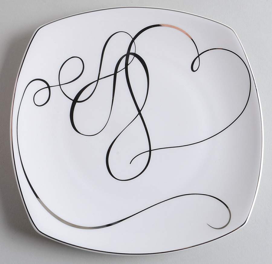 Love Story Square Square Salad Plate by Mikasa-1