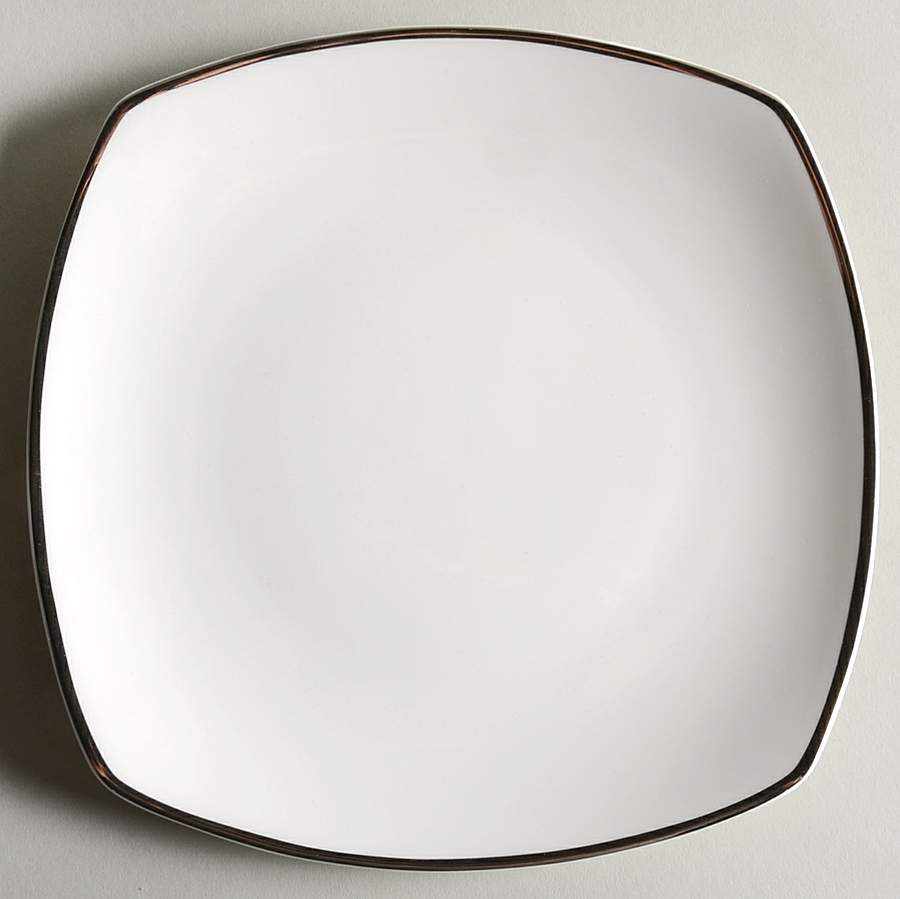 Cameo Platinum Square Square Salad Plate by Mikasa-1