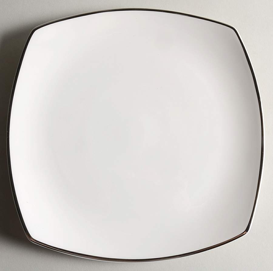 Cameo Platinum Square Square Dinner Plate by Mikasa-1