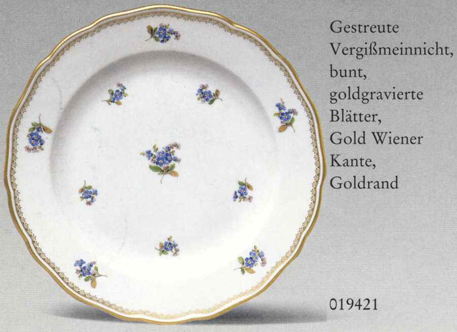 019421 Dinner Plate by Meissen (Germany)-1