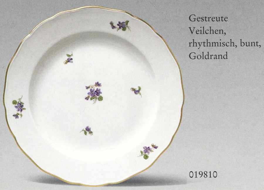 019810 Dinner Plate by Meissen (Germany)-1