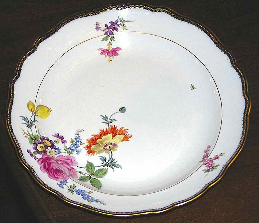 111120 Rim Soup Bowl by Meissen (Germany)-1