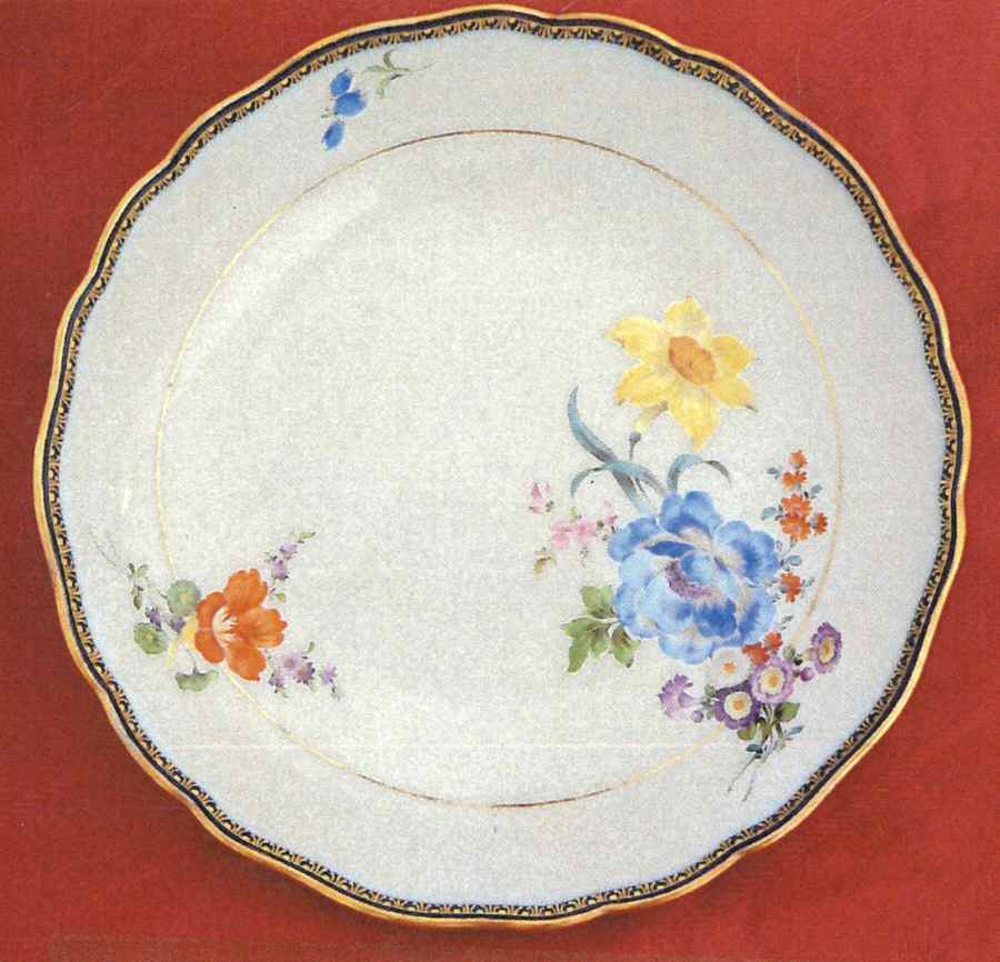 111120 10" Round Vegetable Bowl by Meissen (Germany)-1