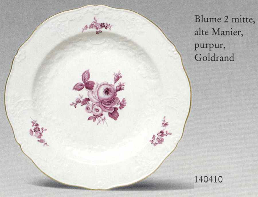 140410 Dinner Plate by Meissen (Germany)-1