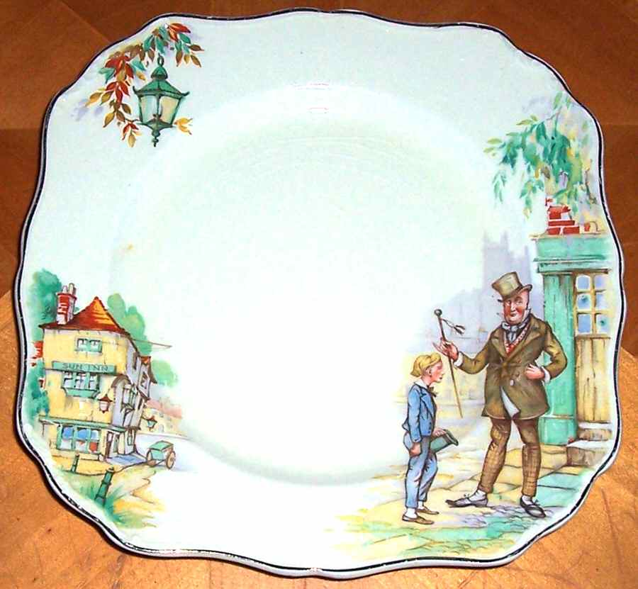 David Copperfield Salad Plate by J & G Meakin-1