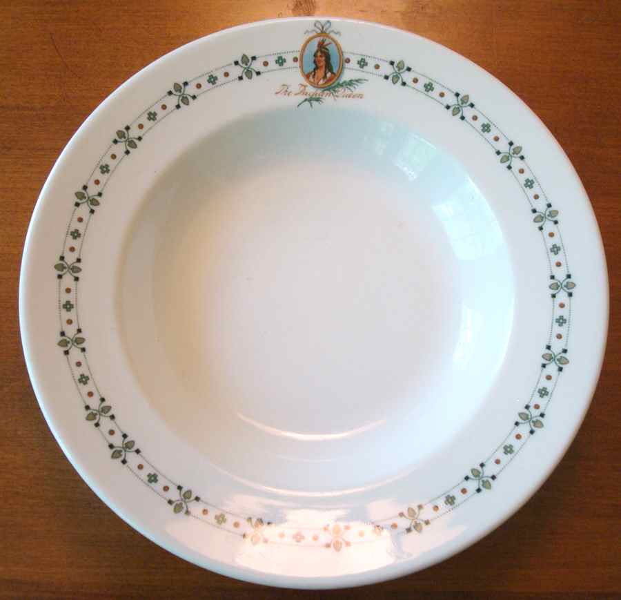 Indian Queen, The Rim Soup Bowl by Maddock Pottery-USA-1