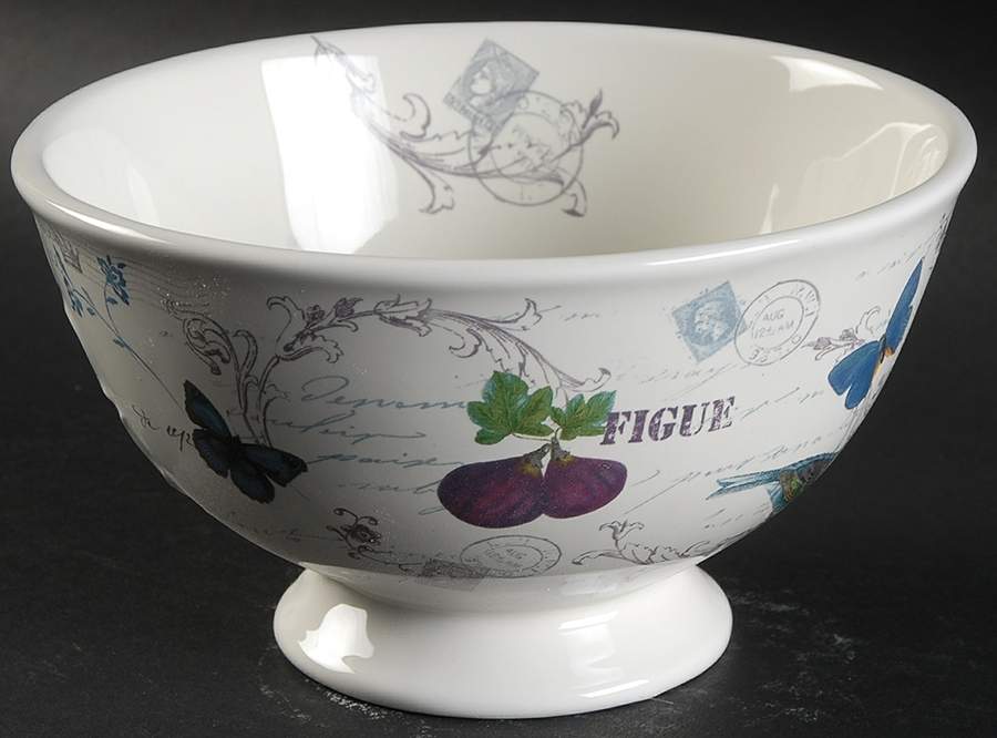 Antique Countryside Footed Soup/Cereal Bowl by Mikasa-1