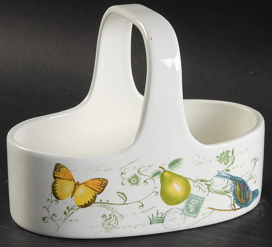 Antique Countryside Tray for Salt and Pepper Set by Mikasa-1