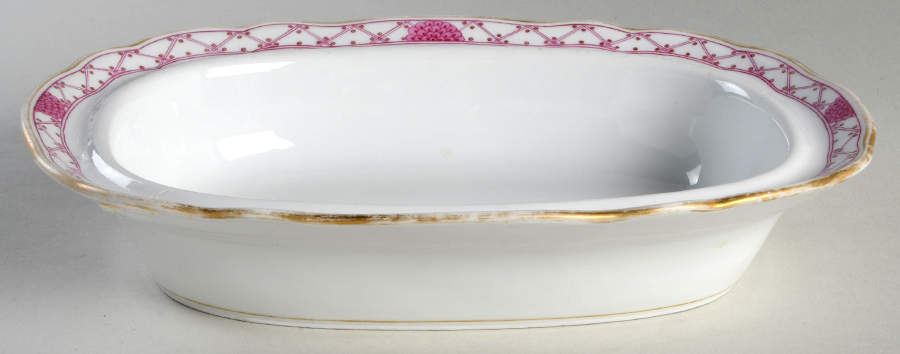 343410 Rectangular Vegetable Bowl No Lid by Meissen (Germany)-1