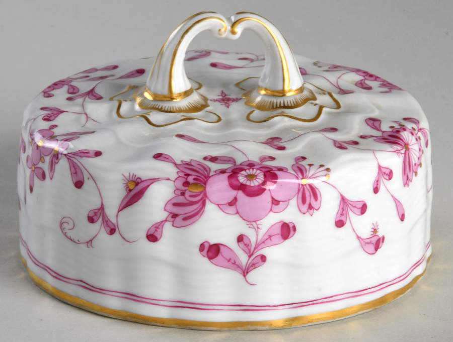 343410 Lid for Round Butter by Meissen (Germany)-1