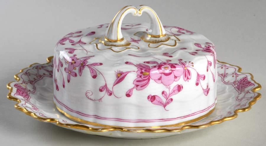 343410 Round Covered Butter by Meissen (Germany)-1