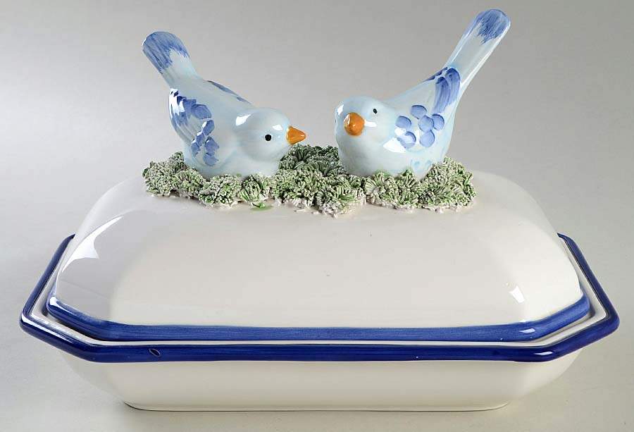 Aviary Rectangular Covered Vegetable by Seymour Mann-1