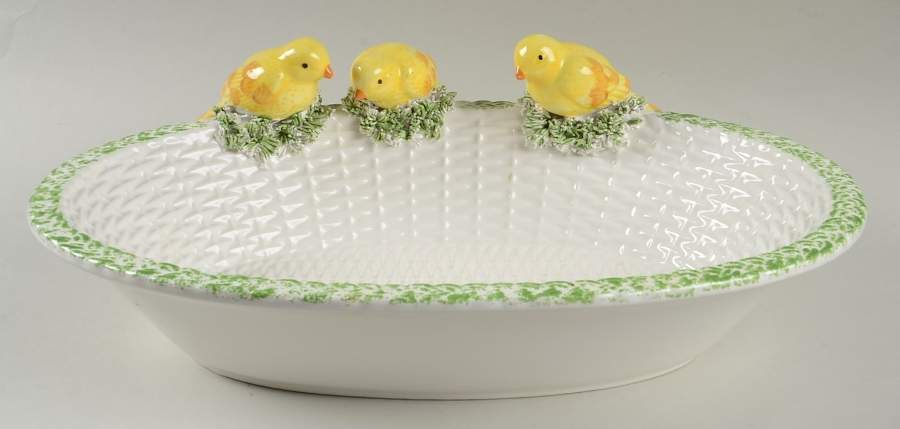 Aviary Bread Tray by Seymour Mann-1