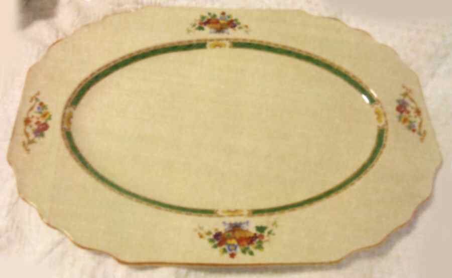 MYO162 12" Oval Serving Platter by Myott Staffordshire-1