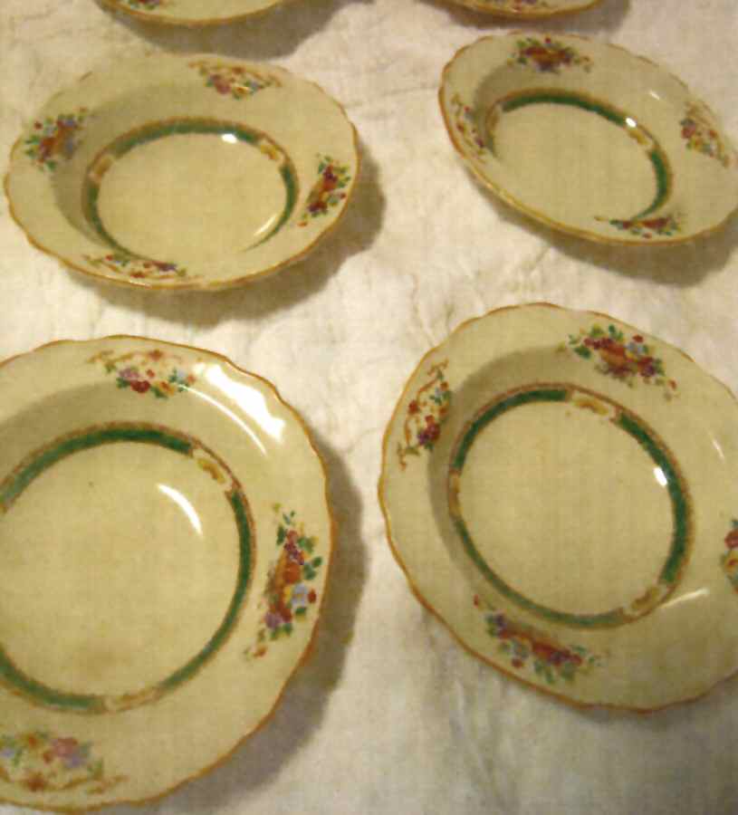 MYO162 Rim Soup Bowl by Myott Staffordshire-1