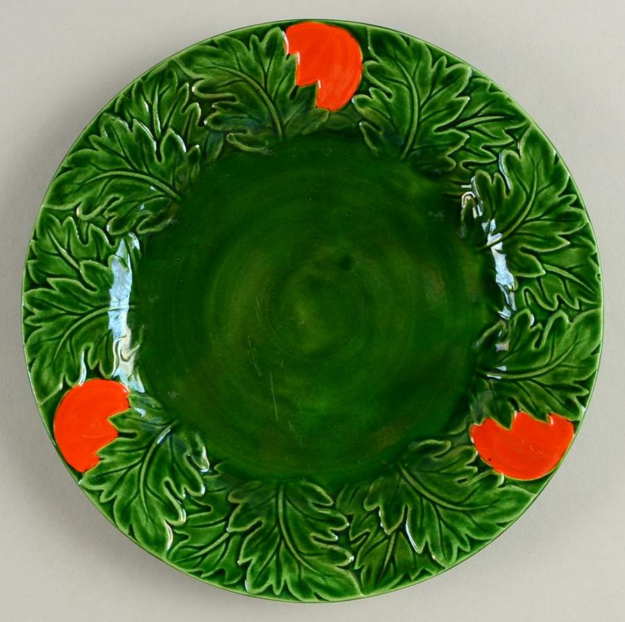 Tomato Salad Plate by Maruhon Ware (Japan)-1