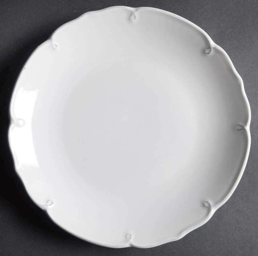 Victoria White Salad Plate by Matceramica-1