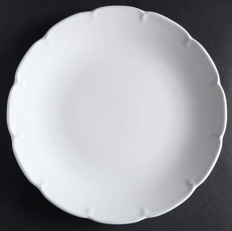 Victoria White Dinner Plate by Matceramica-1