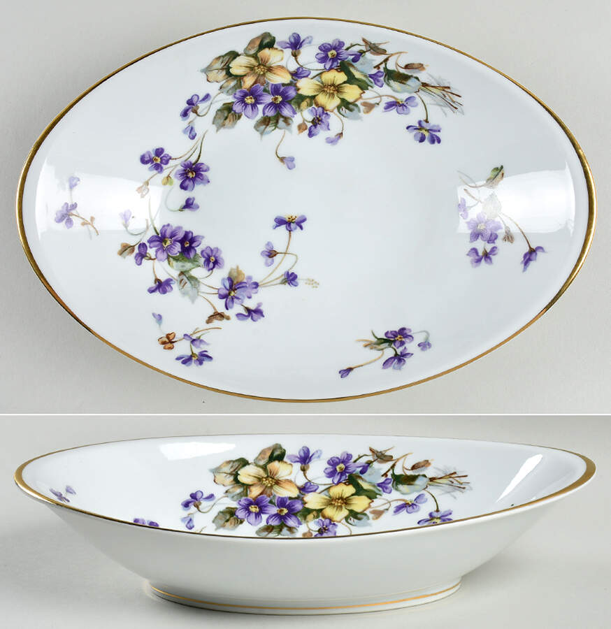 C682 11" Oval Vegetable Bowl by Meito-1