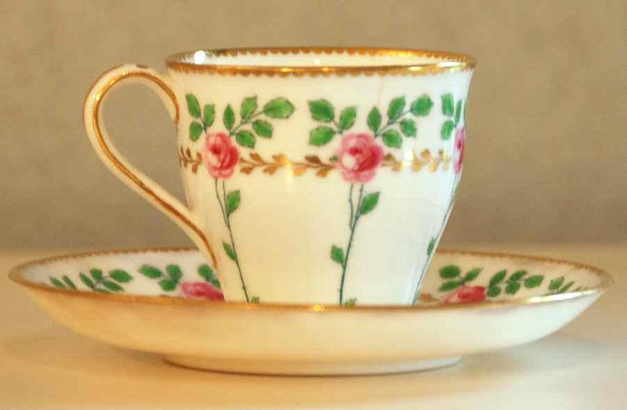 R1761 Flat Demitasse Cup & Saucer Set by Minton-1