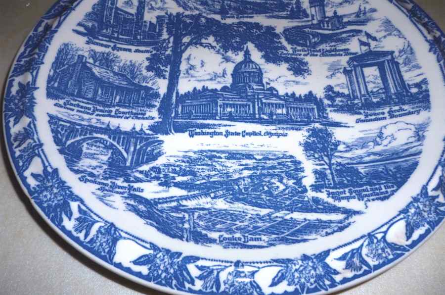 Washington State Dinner Plate by Metlox - Poppytrail - Vernon-1
