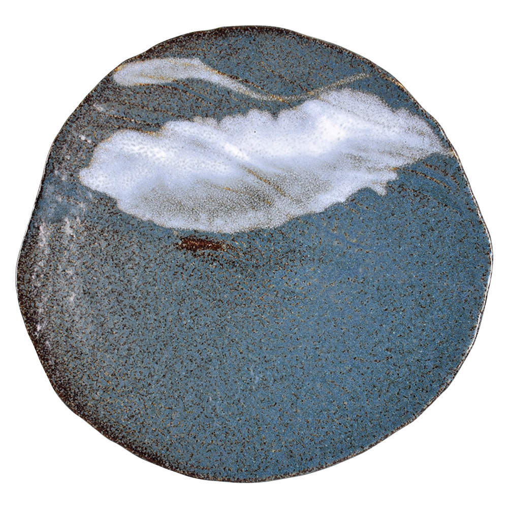 Wabisabi Blue Dinner Plate by Muirfield-1