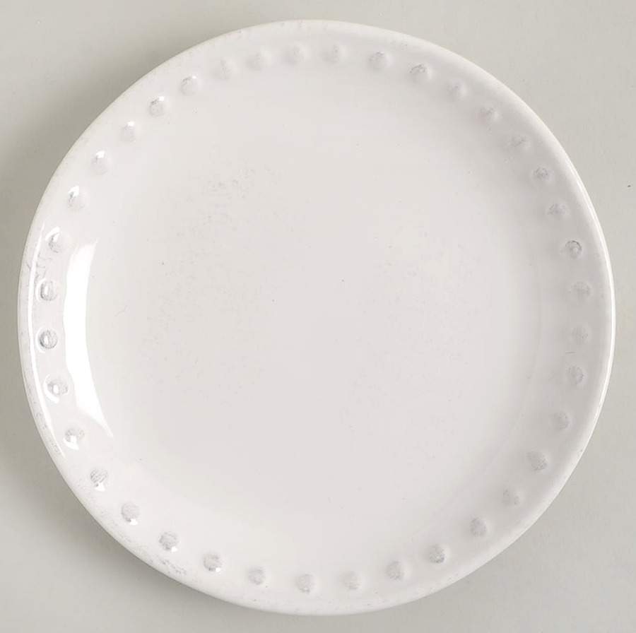 Blanc Brigette Appetizer Plate by Maison Versailles-1
