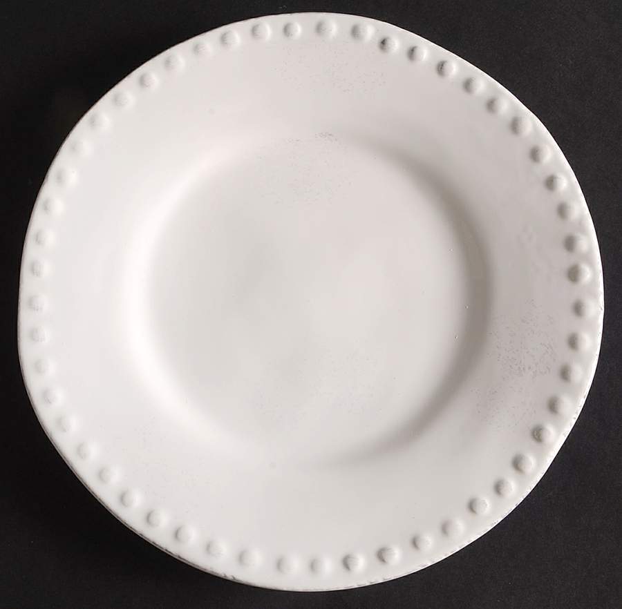 Blanc Brigette Salad Plate by Maison Versailles-1