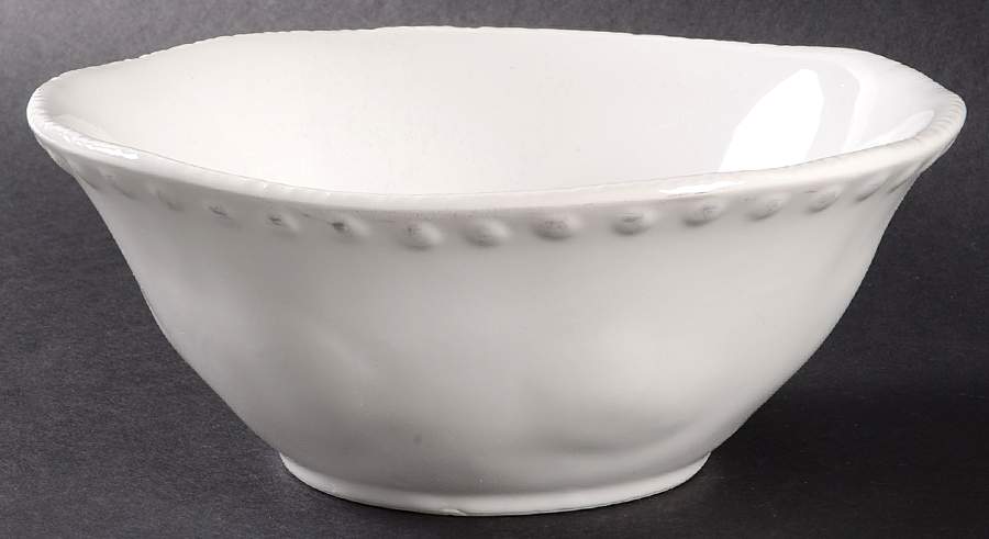Blanc Brigette Soup/Cereal Bowl by Maison Versailles-1