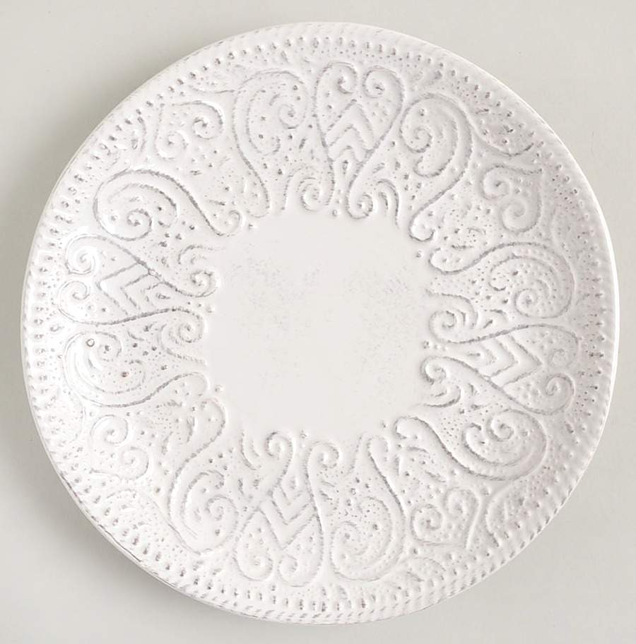 Blanc Colette Appetizer Plate by Maison Versailles-1
