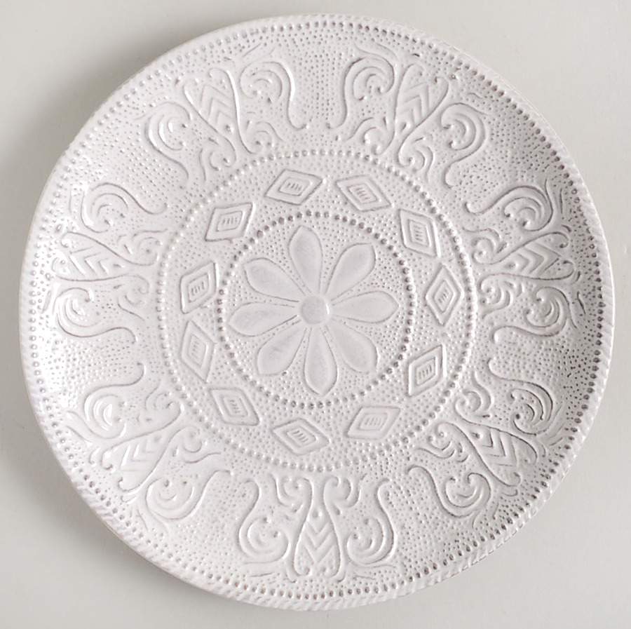 Blanc Colette Salad Plate by Maison Versailles-1
