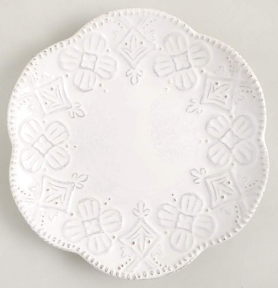 Blanc Elisabeth Appetizer Plate by Maison Versailles-1