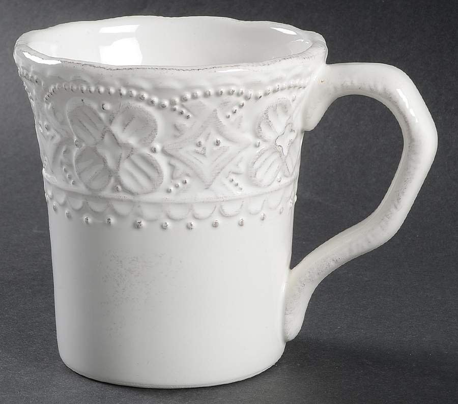 Blanc Elisabeth Mug by Maison Versailles-1